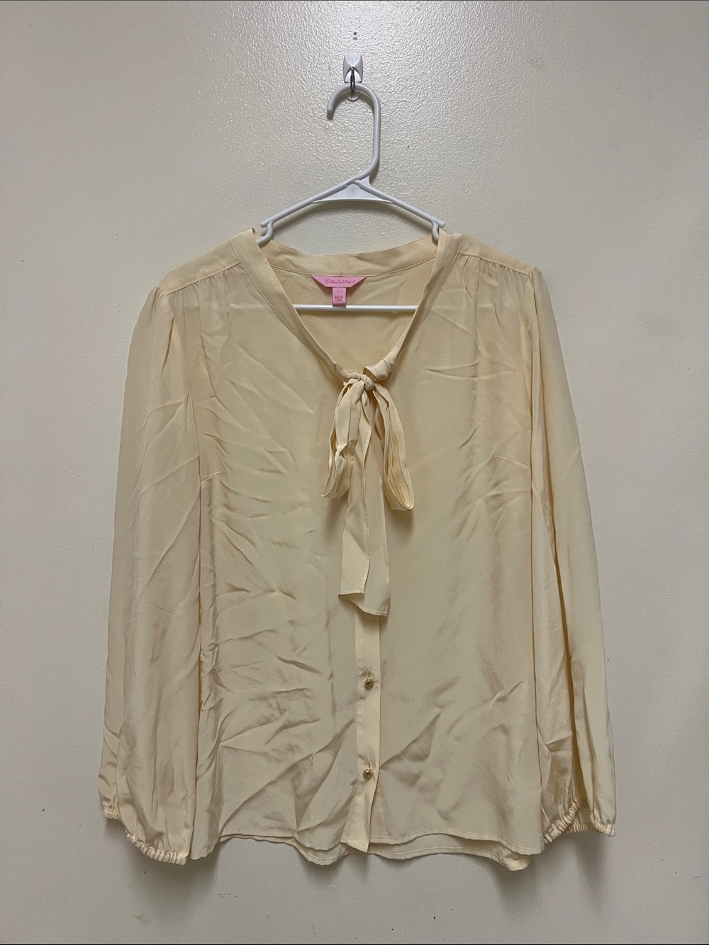 Lilly Pulitzer Butter Yellow Blouse